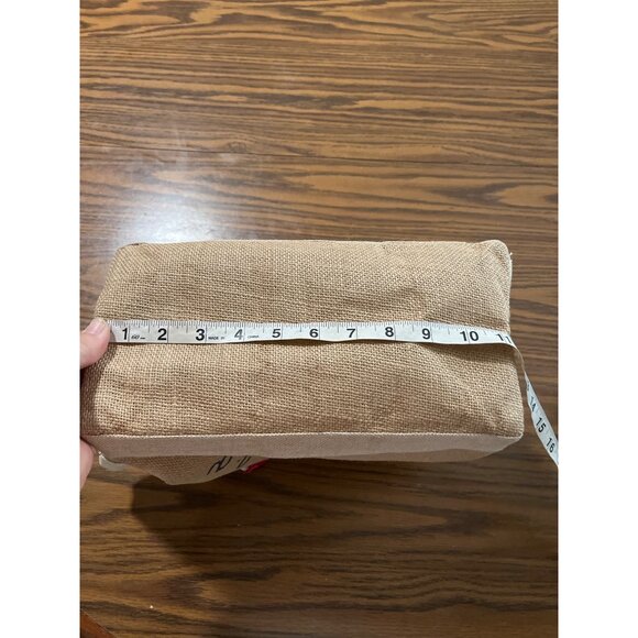 Apolis Global Citizen burlap short double handled bag with Magnolia Waco, TX on - Picture 8 of 9